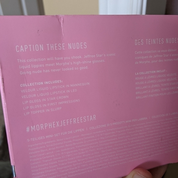 JEFFREE Star morphe iconic nudes lipgloss set - Picture 2 of 2